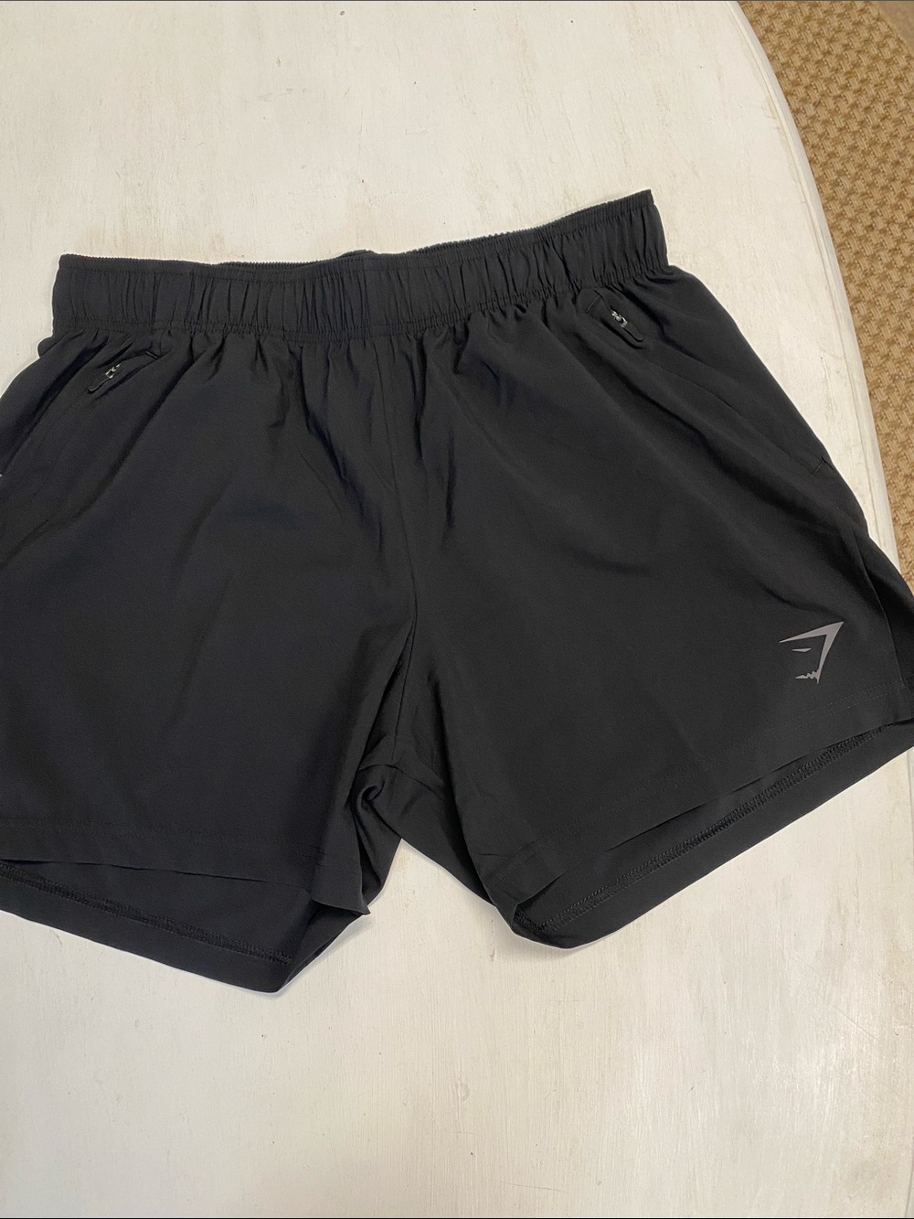 Gymshark Black Men’s Training Shorts with Zip Pockets